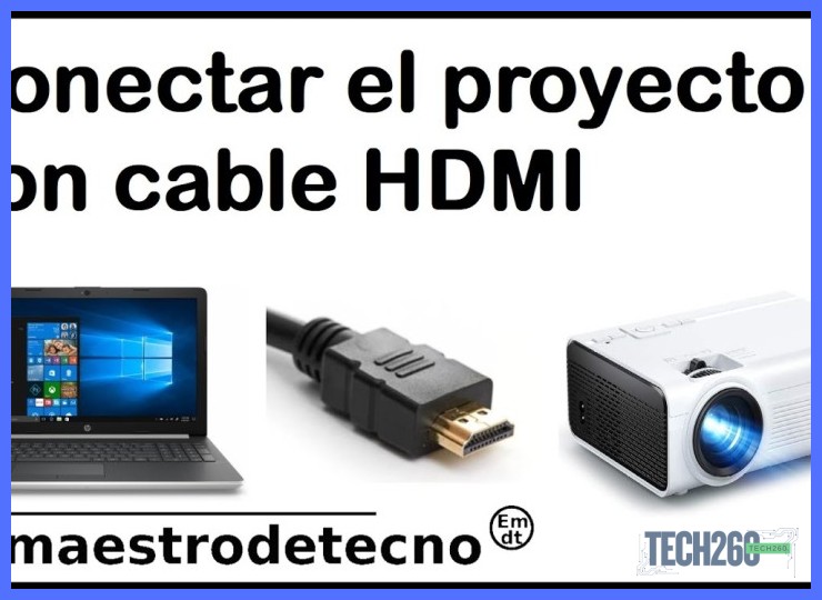 Conexión por cable para proyectar desde tu móvil
