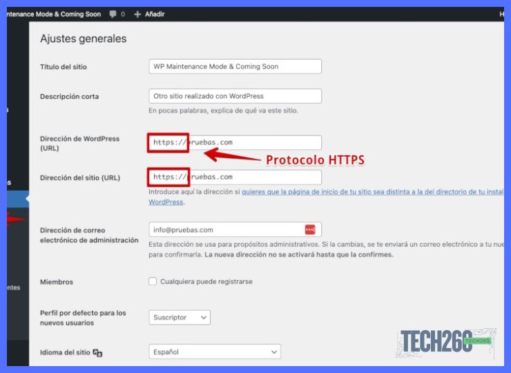 Configuración de HTTPS forzado tras instalar el certificado SSL