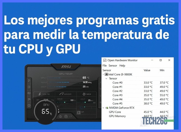 Las mejores herramientas gratuitas para monitorear CPU y GPU en tiempo real