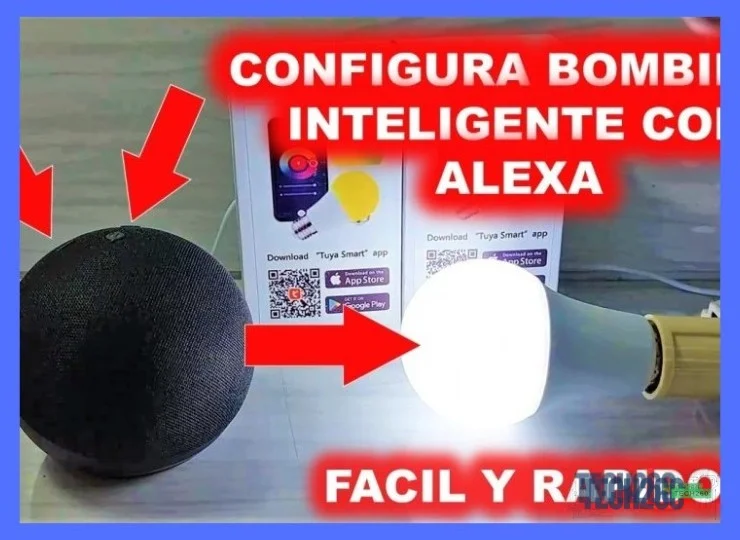 Se explica cómo configurar Alexa con una bombilla inteligente.