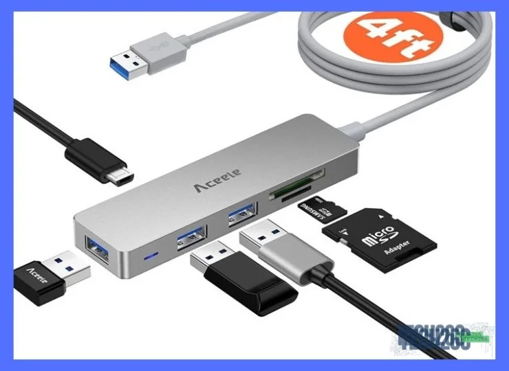 Un HUB USB es un dispositivo que permite expandir la cantidad de puertos disponibles en una computadora o dispositivo móvil. Sirve para conectar múltiples periféricos, como memorias USB, teclados o ratones, a un solo puerto. En el caso de un celular, es posible conectar un hub para ampliar sus funciones, como agregar almacenamiento externo o conectar accesorios.