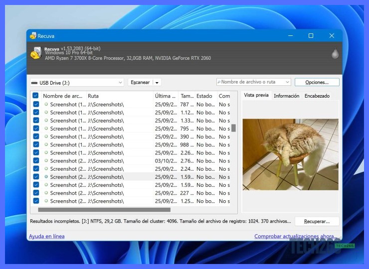 Usar software de recuperación para discos con daño lógico (ej. sector dañado)
